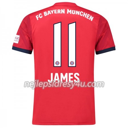 Fotbalový Dres FC Bayern Mnichov James 11 Domácí 2018/19